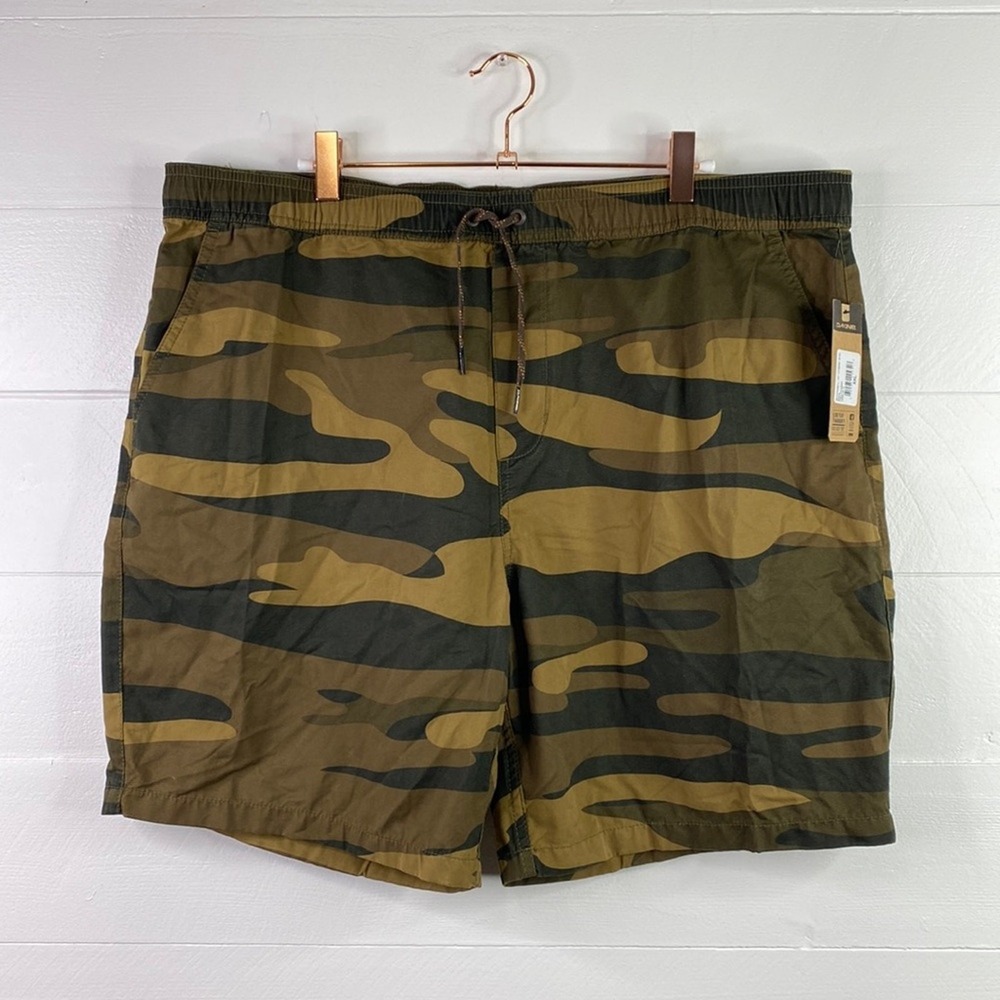 DAKINE ROCKWELL Field Camo Hybrid 19" Shorts Drawstring‎ With Pockets Size XXL